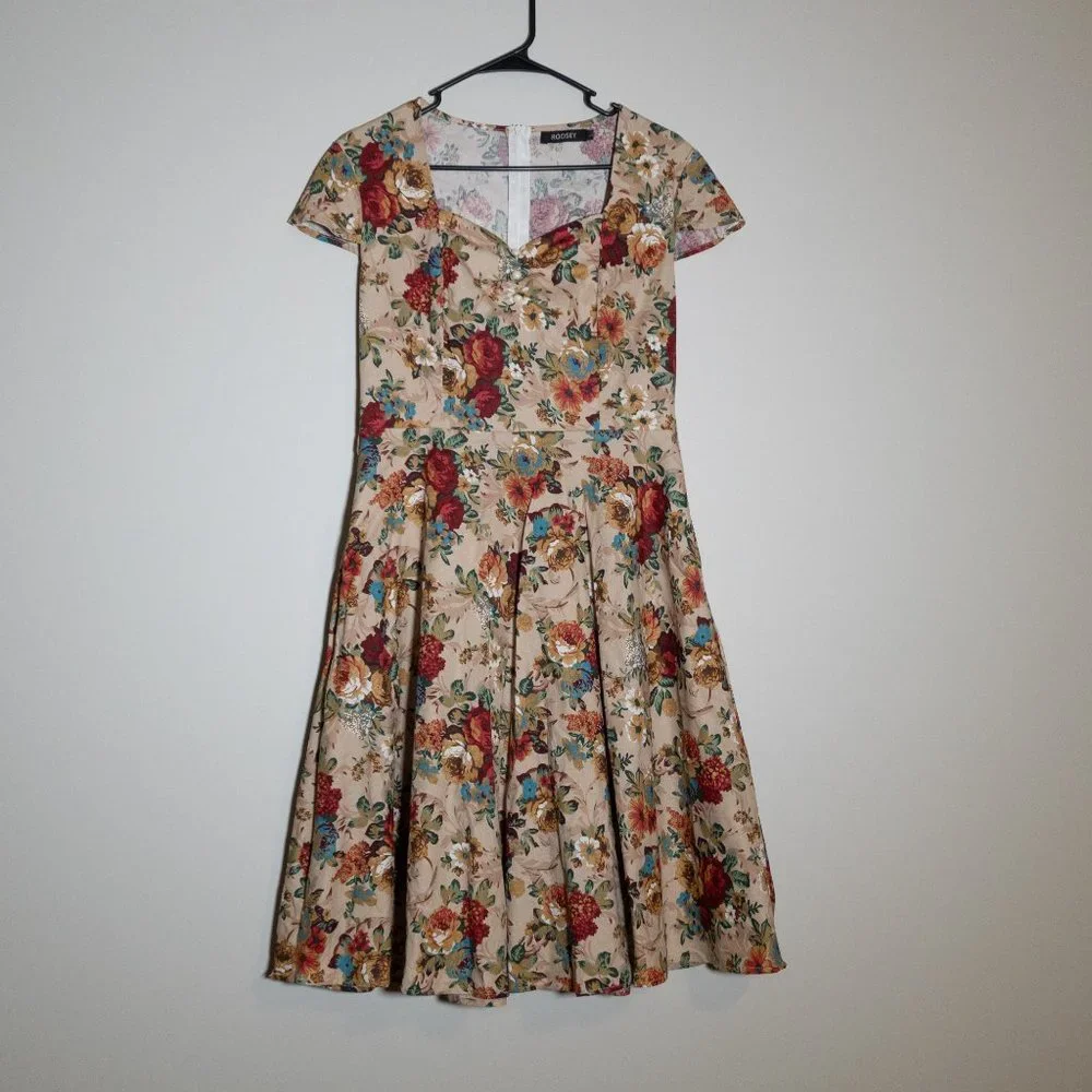 Roosey Dress Retro Vintage Size L - Picture 1 of 10